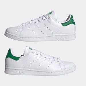 NEW Adidas Stan Smith Women’s Sneakers 7.5 White Green